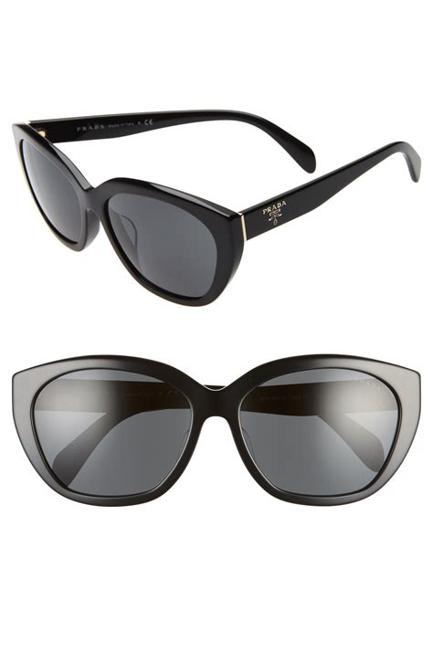 prada cat eye acetate and metal sunglasses|59mm cat eye sunglasses Prada.